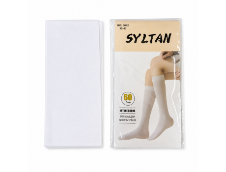 Гольфы детские SYLTAN с сердечками белые 3507-2