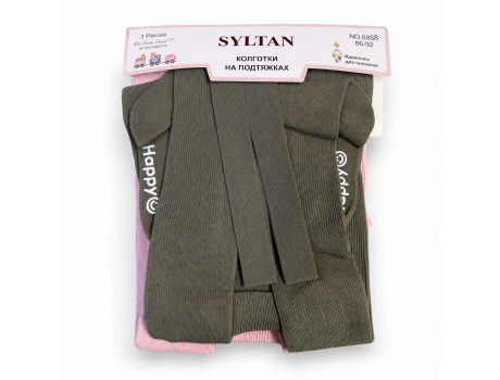 Колготки детские Syltan арт. 8858 с подтяжками для девочек-1