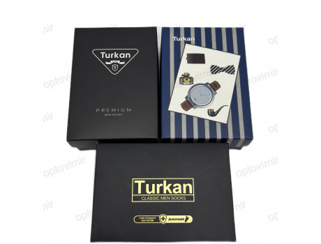 Носки мужские Turkan в коробке 3 пары Т177