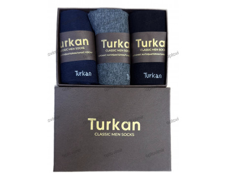 Носки мужские Turkan цветные в коробке 3 пары Т573