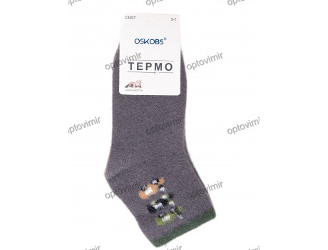 Носки детские OSKO пушистые из фланели С3207-1