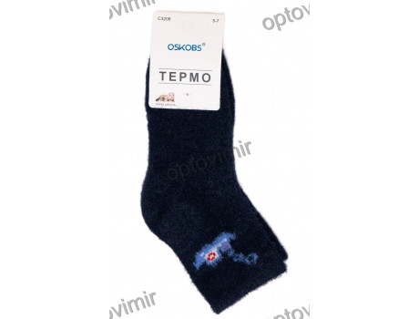 Носки детские OSKO пушистые из фланели С3208-1