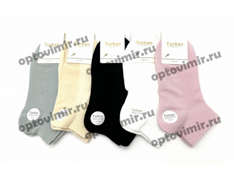 Носки женские Turkan цветные  короткие 6430
