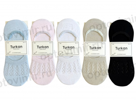 Женские следки Turkan с комфортной посадкой и нежными оттенками XL1085
