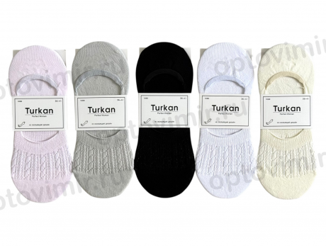 Женские следки Turkan с комфортной посадкой и нежными оттенками XL1088