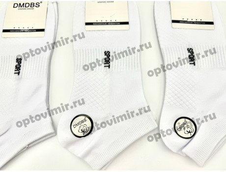 Носки женские Dmdbs короткие спорт белые В2368-1