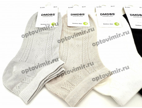 Носки женские короткие DMDBS с узорами и сеткой BJ-603-1