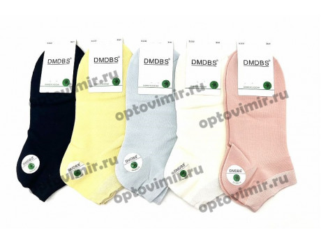 Носки женские Dmdbs короткие бамбук цветные В2332