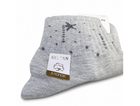 Женские носки Syltan 2394 со звездой и люрексом-3