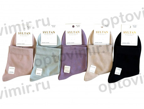 Подростковые носки SYLTAN 3511 из хлопка в базовых цветах