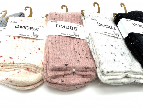 Носки женские  DMDBS BM052 из шерсти ламы длинные -1