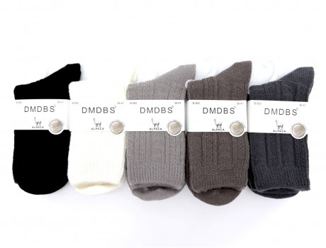 Носки женские DMDBS B562 теплые из шерсти ламы с начесом