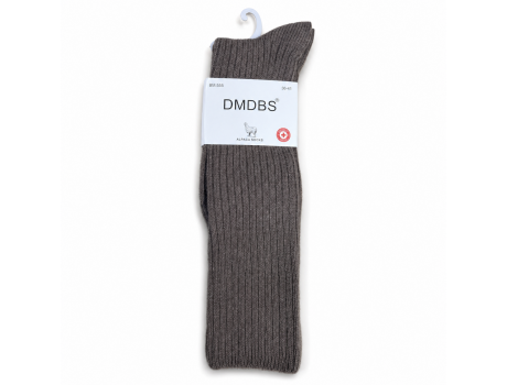 Носки-гольфы женские Dmdbs ВМ555 в рубчик, до колена-1