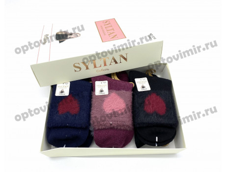 Носки женские Syltan норка рис. кошки 1264